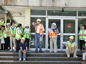 学校地域合同避難所運営訓練