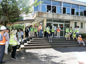 学校地域合同避難所運営訓練