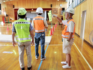 学校地域合同避難所運営訓練