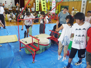 学校地域合同避難所運営訓練